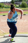 Senior womens shot putt, 2021 Northern Senior and Under-20s Champs., Leigh. Photo: David T. Hewitson/Sports for All Pics